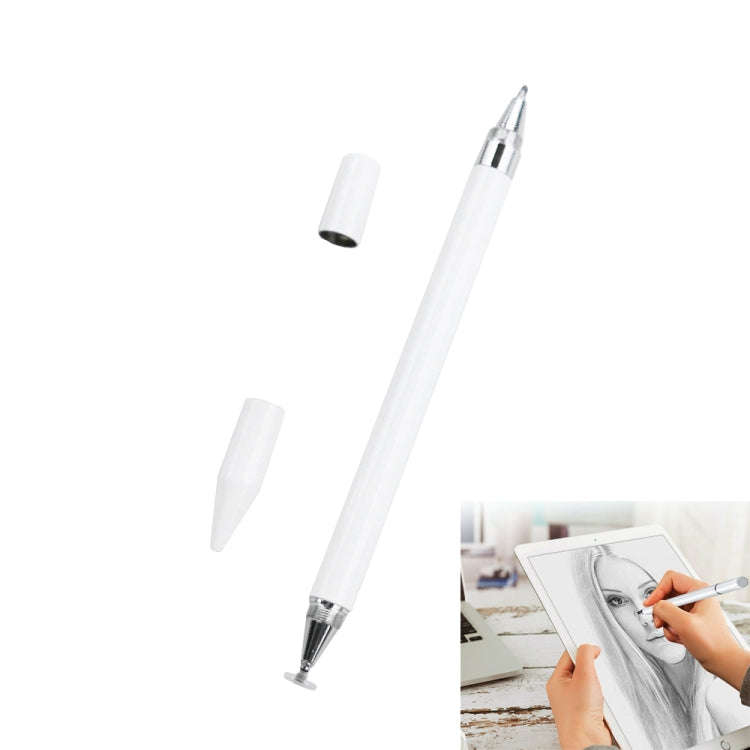 Imitation Porcelain 2 in 1 Mobile Phone Touch Screen Capacitive Pen for Apple / Huawei / Xiaomi /...