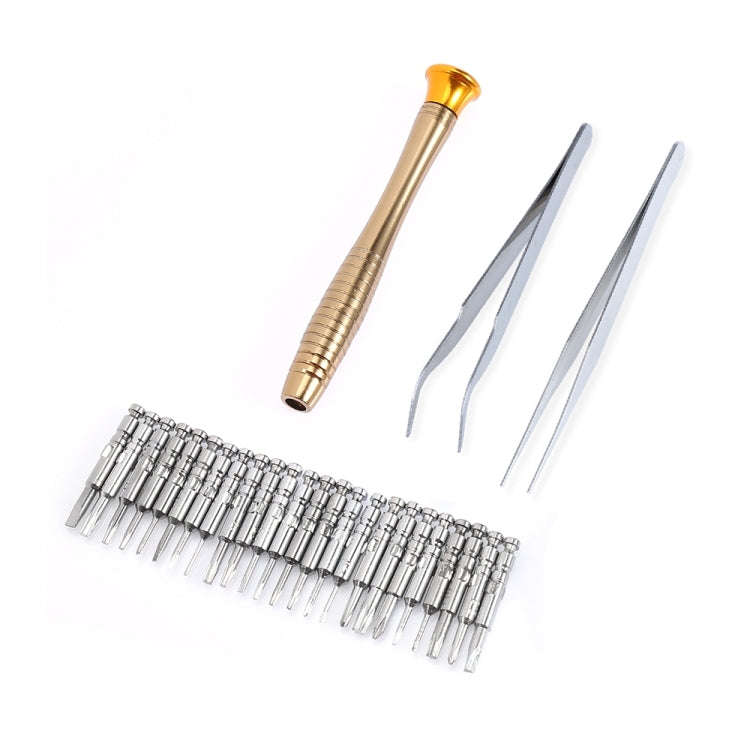 Magnetic suction 27 in 1 portable wallet type screw driver set mobile phone tablet maintenance to...