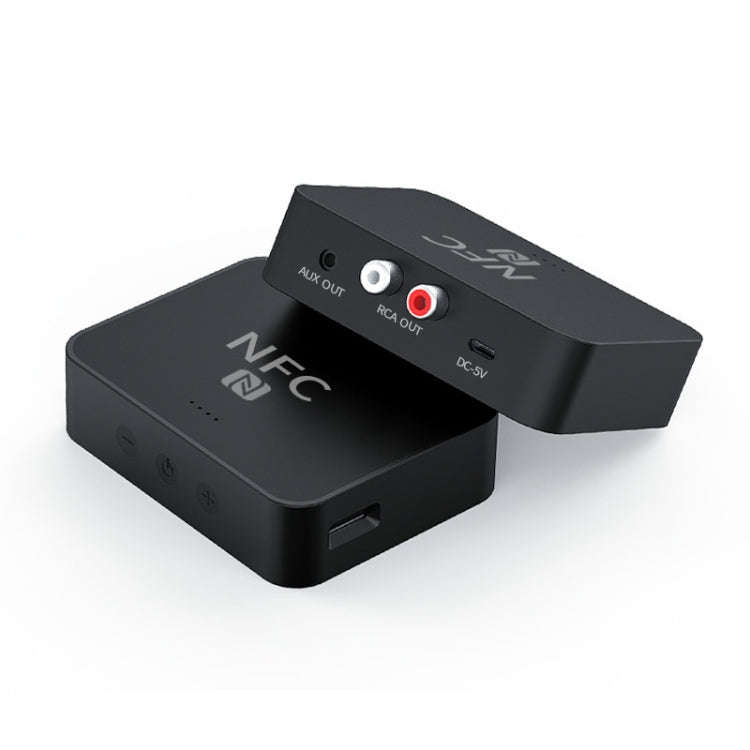 R6 NFC Bluetooth 5.0 Desktop Music Receiver Bluetooth Receiver, Support TF Card