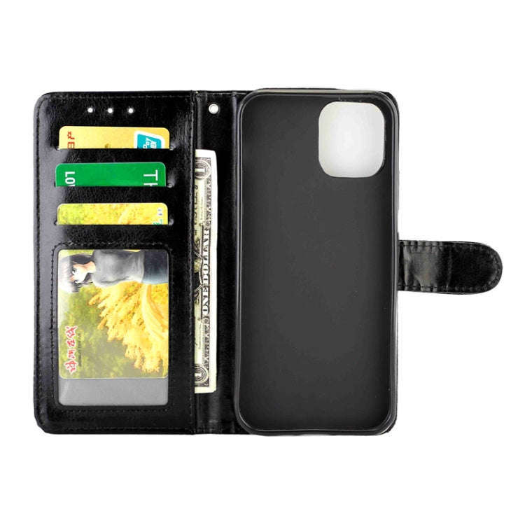 Crazy Horse Texture Leather Horizontal Flip Protective Case with Holder & Card Slots & Wallet & P...