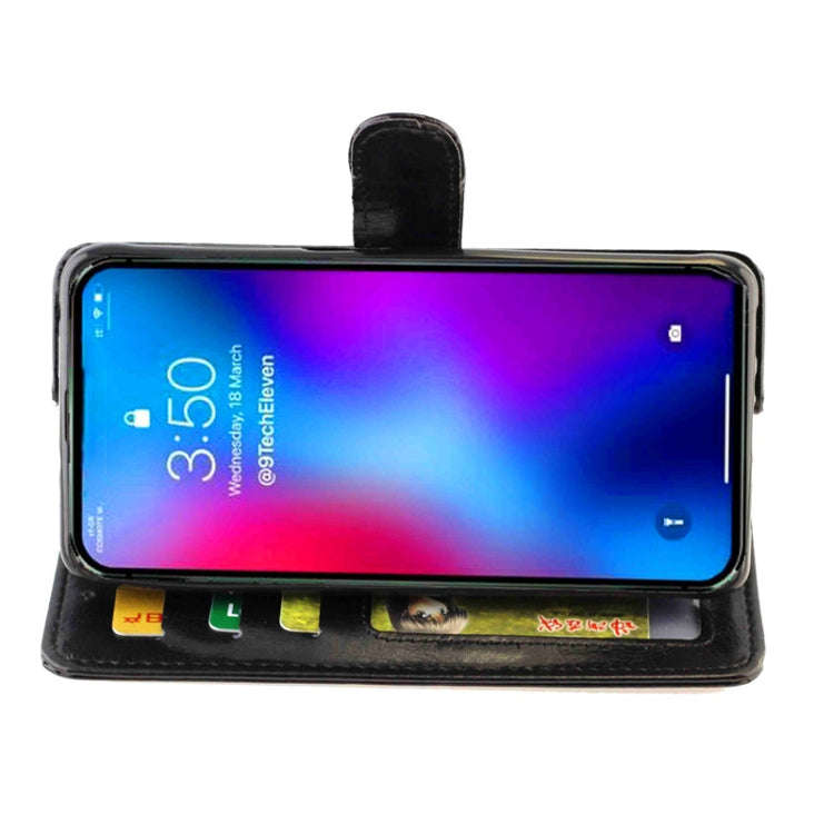 Crazy Horse Texture Leather Horizontal Flip Protective Case with Holder & Card Slots & Wallet & P...