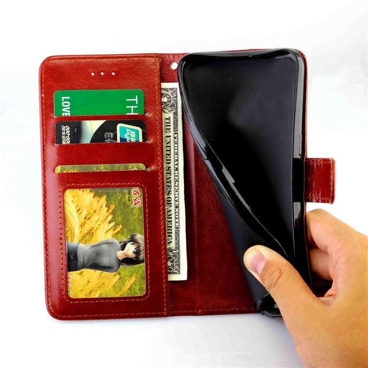 Crazy Horse Texture Leather Horizontal Flip Protective Case with Holder & Card Slots & Wallet & P...