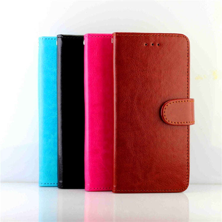Crazy Horse Texture Leather Horizontal Flip Protective Case with Holder & Card Slots & Wallet & P...