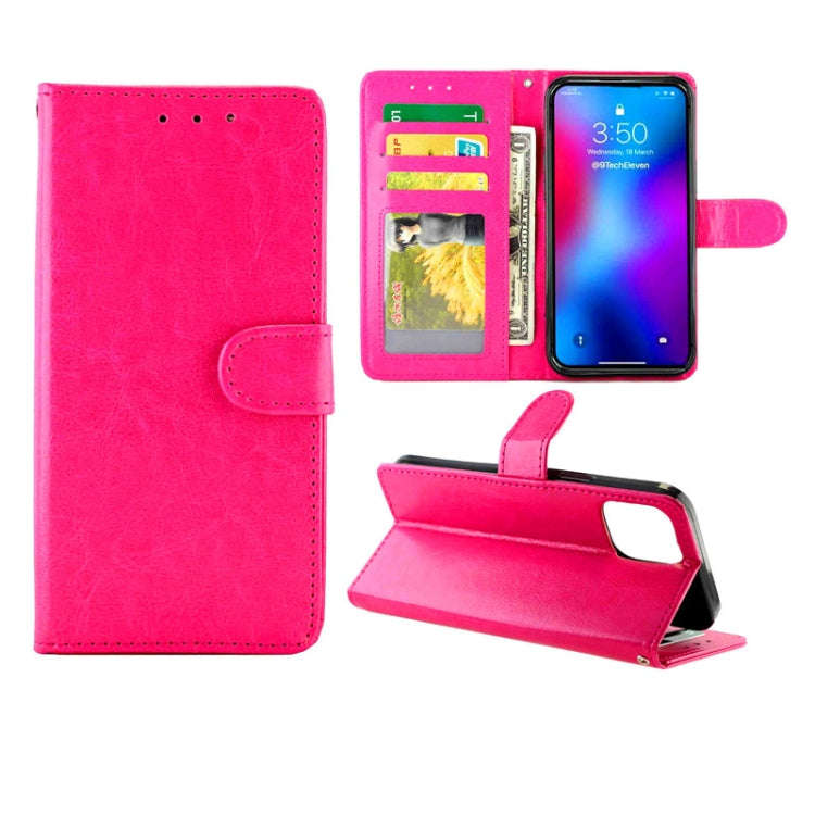 Crazy Horse Texture Leather Horizontal Flip Protective Case with Holder & Card Slots & Wallet & P...