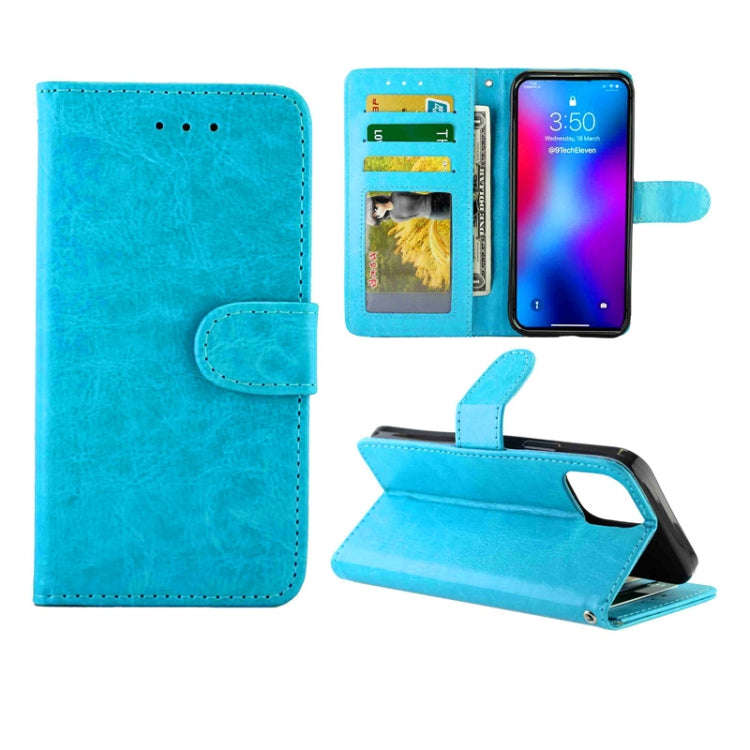Crazy Horse Texture Leather Horizontal Flip Protective Case with Holder & Card Slots & Wallet & P...