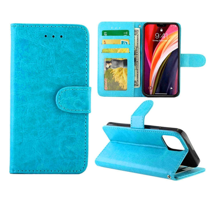Crazy Horse Texture Leather Horizontal Flip Protective Case with Holder & Card Slots & Wallet & P...