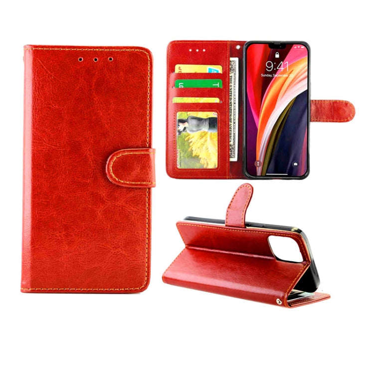 Crazy Horse Texture Leather Horizontal Flip Protective Case with Holder & Card Slots & Wallet & P...