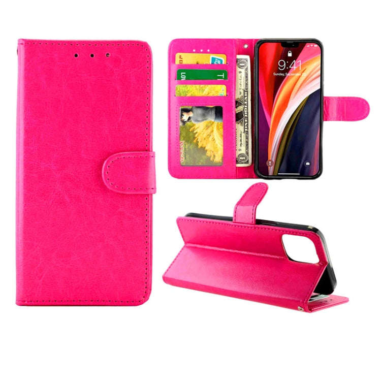 Crazy Horse Texture Leather Horizontal Flip Protective Case with Holder & Card Slots & Wallet & P...