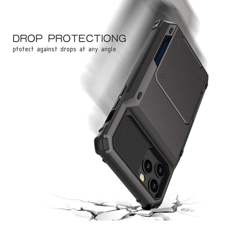 For iPhone 12 Pro / 12 Max Scratch-Resistant Shockproof Heavy Duty Rugged Armor Protective Case w...