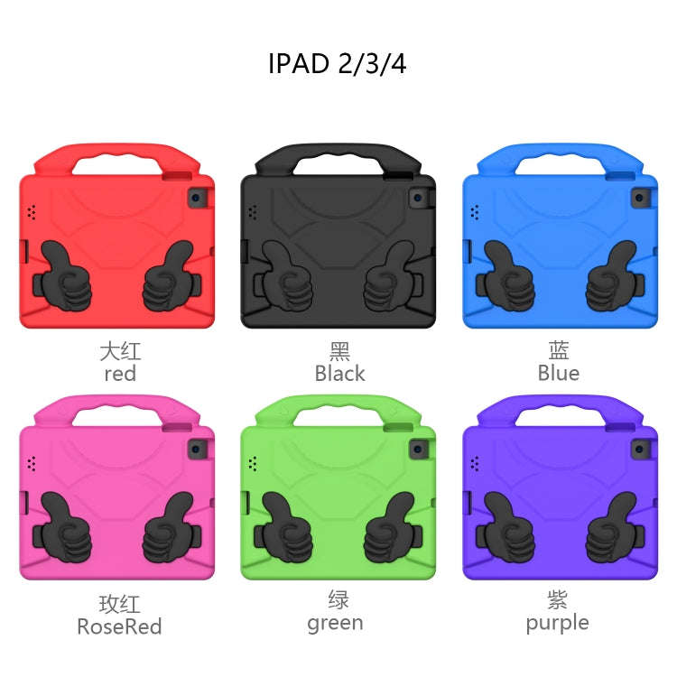 EVA Flat Anti Falling Protective Shell with Thumb Bracket, For iPad 4 / 3 / 2, For iPad Pro 11 (2...