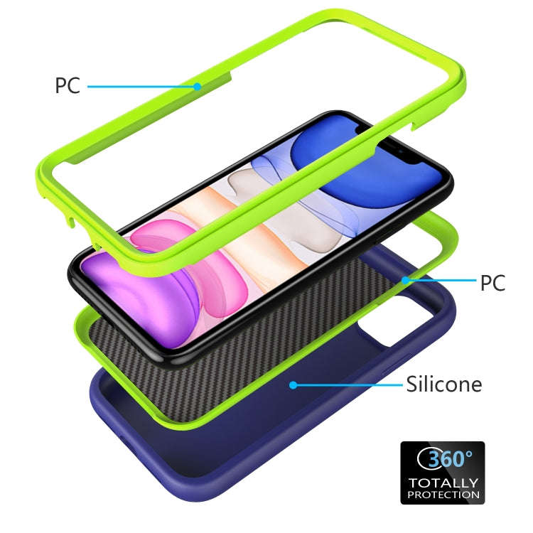 For iPhone 11 Pro Max Wave Pattern 3 in 1 Silicone+PC Shockproof Protective Case, For iPhone 11 P...