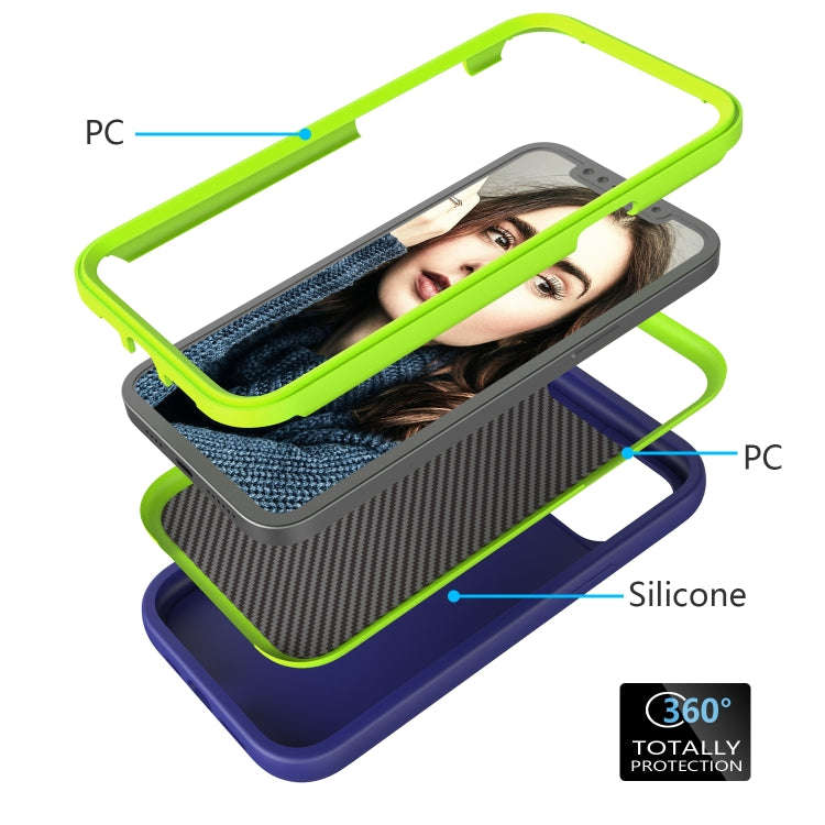 For iPhone 12 Pro Max Wave Pattern 3 in 1 Silicone+PC Shockproof Protective Case, For iPhone 12 P...