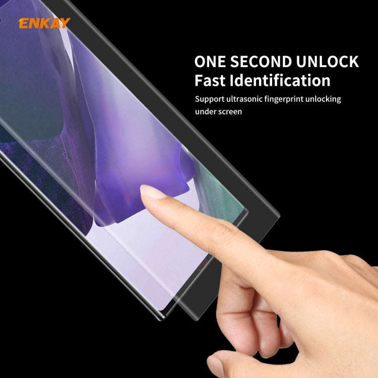 For Samsung Galaxy Note 20 Ultra 2 PCS ENKAY Hat-Prince 3D Full Screen PET Curved Hot Bending HD ...