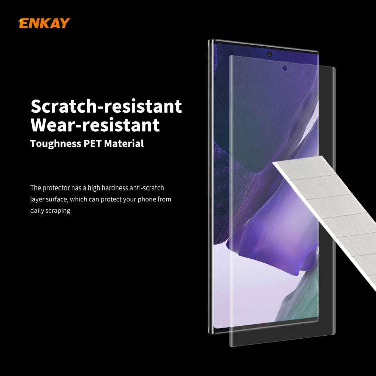 For Samsung Galaxy Note 20 Ultra 2 PCS ENKAY Hat-Prince 3D Full Screen PET Curved Hot Bending HD ...