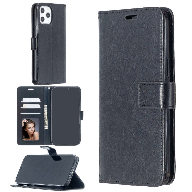 For iPhone 12 Pro Max Crazy Horse Texture Horizontal Flip Leather Case with Holder & Card Slots &...