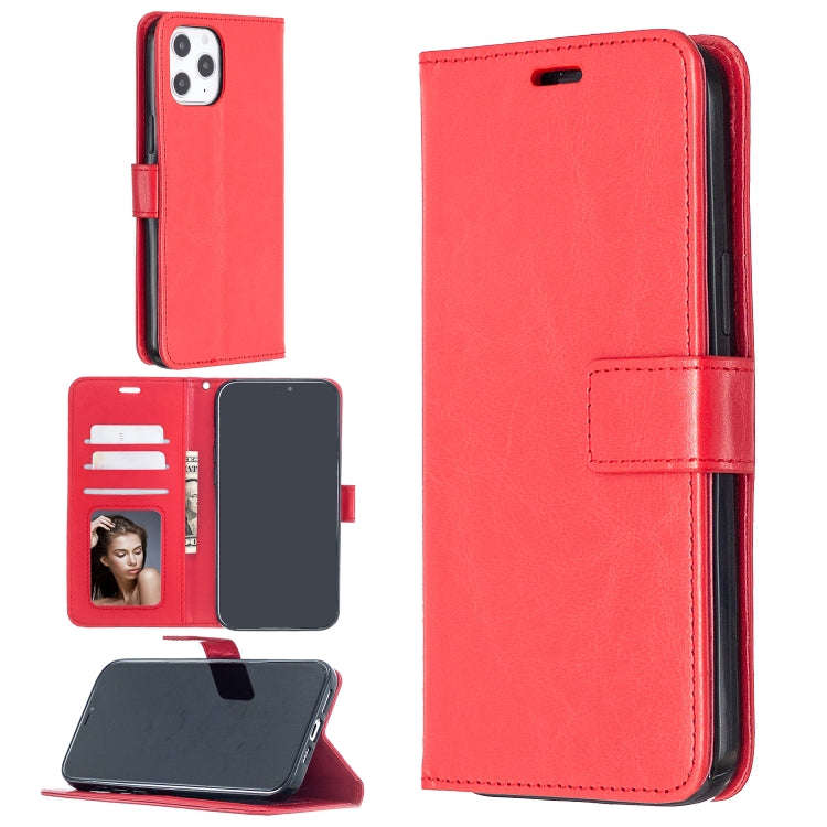 For iPhone 12 Pro Max Crazy Horse Texture Horizontal Flip Leather Case with Holder & Card Slots &...