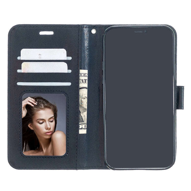For iPhone 12 Pro / 12 Max Crazy Horse Texture Horizontal Flip Leather Case with Holder & Card Sl...