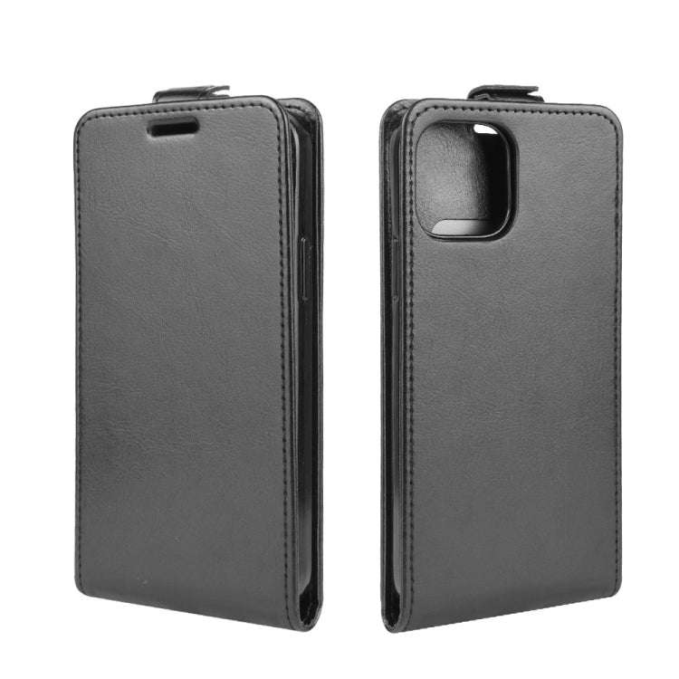 For iPhone 12 Pro Max R64 Texture Single Vertical Flip Leather Protective Case with Card Slots & ...