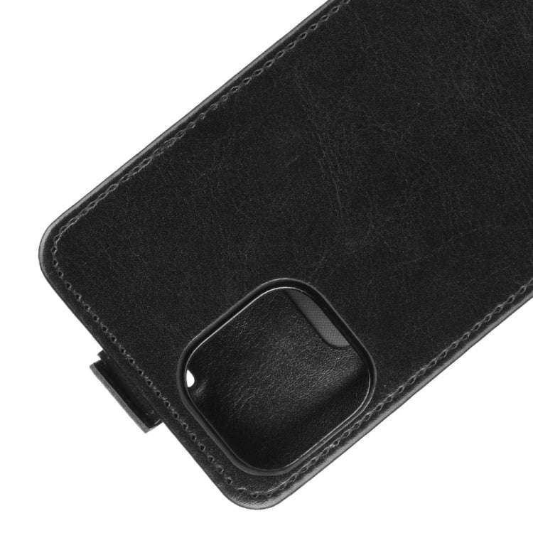 For iPhone 12 Pro Max R64 Texture Single Vertical Flip Leather Protective Case with Card Slots & ...