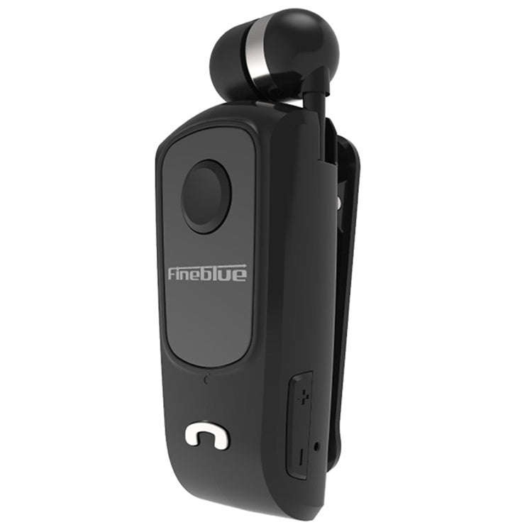 F920 CSR4.1 Retractable Cable Caller Vibration Reminder Anti-theft Bluetooth Headset, Black, Whit...