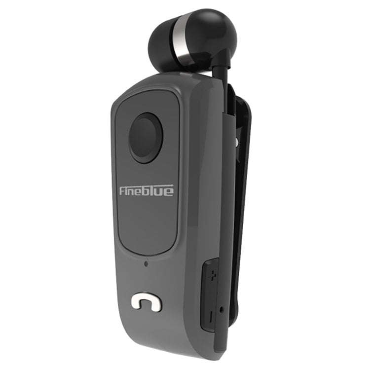 F920 CSR4.1 Retractable Cable Caller Vibration Reminder Anti-theft Bluetooth Headset, Black, Whit...