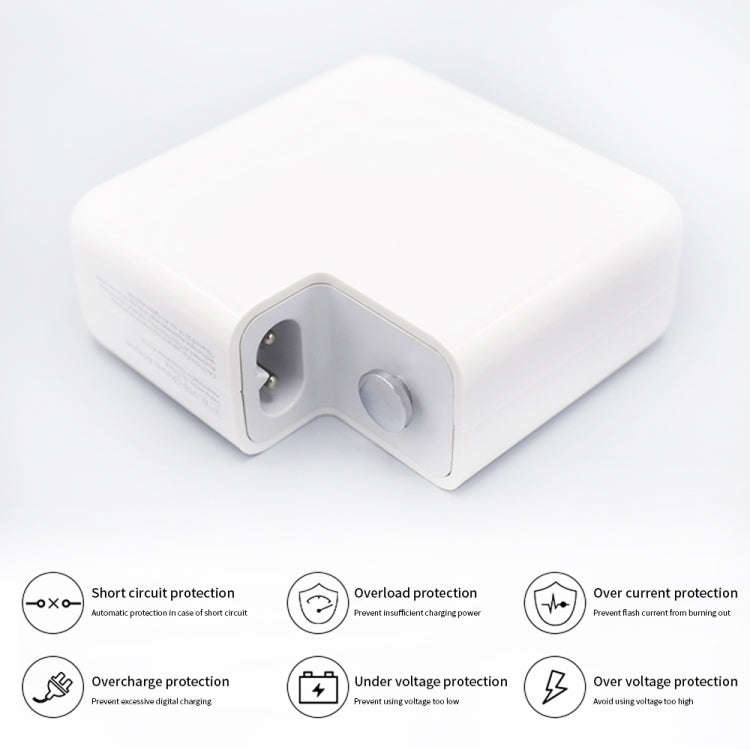 PD-87W 87W PD USB-C / Type-C Notebook Power Adapter for MacBook Pro 15 inch (A1706) / (A1707) / (...