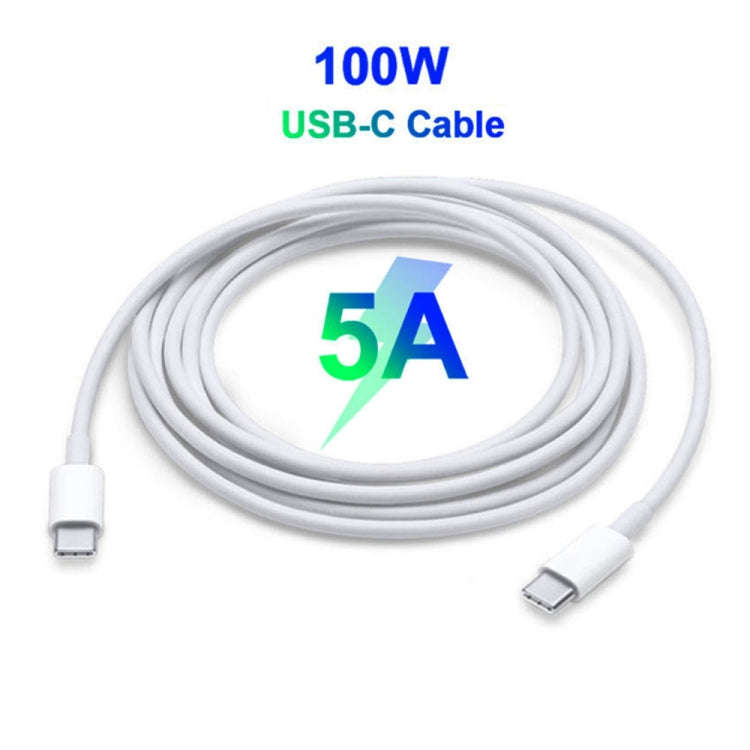 PD-96W 96W PD USB-C / Type-C Laptop Adapter + 2m 5A USB-C / Type-C to USB-C / Type-C Fast Chargin...