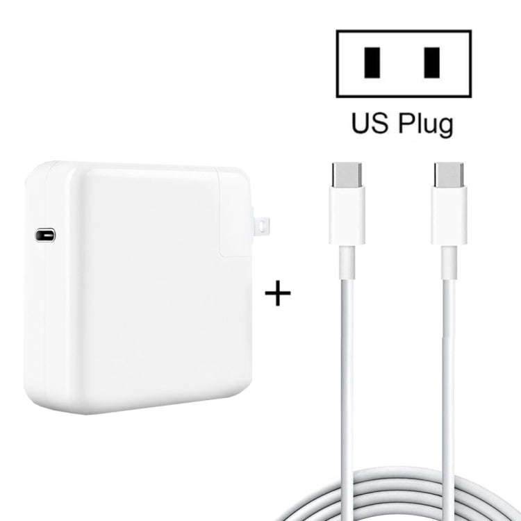 PD-96W 96W PD USB-C / Type-C Laptop Adapter + 2m 5A USB-C / Type-C to USB-C / Type-C Fast Chargin...
