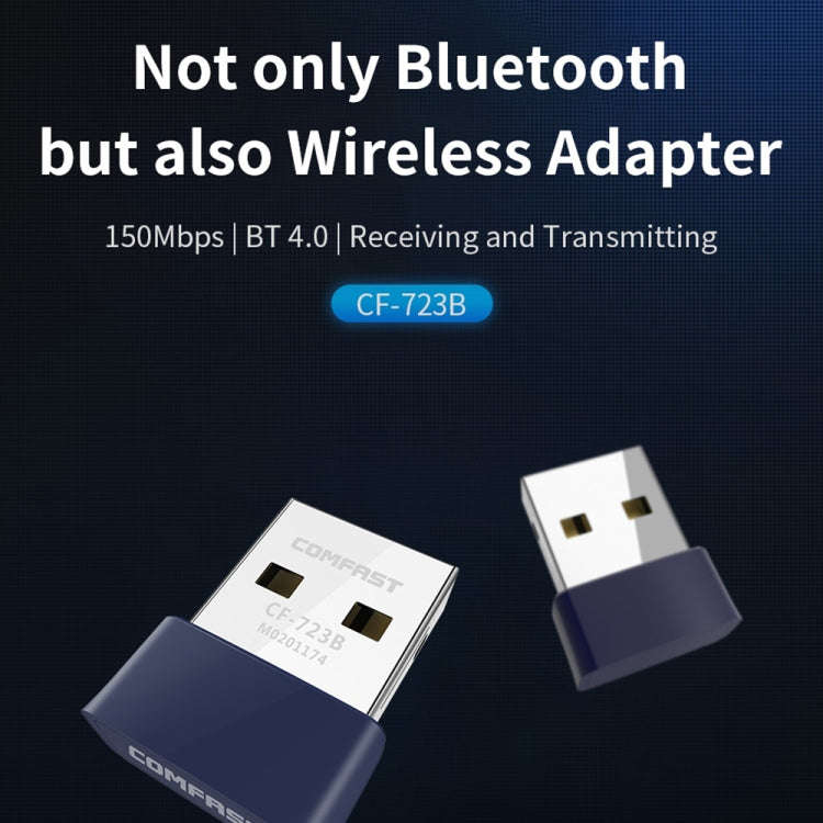 COMFAST CF-723B Mini 2 in 1 USB Bluetooth WiFi Adapter 150Mbps Wireless Network Card Receiver, CF...