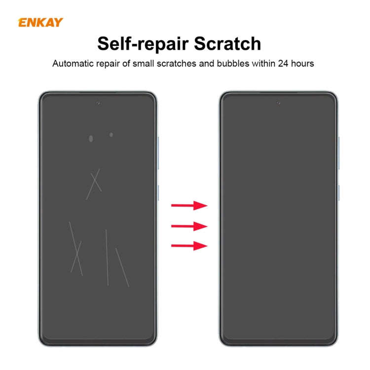 2 PCS ENKAY Hat-Prince 0.1mm 3D Full Screen Protector Explosion-proof Hydrogel Film, For Samsung ...
