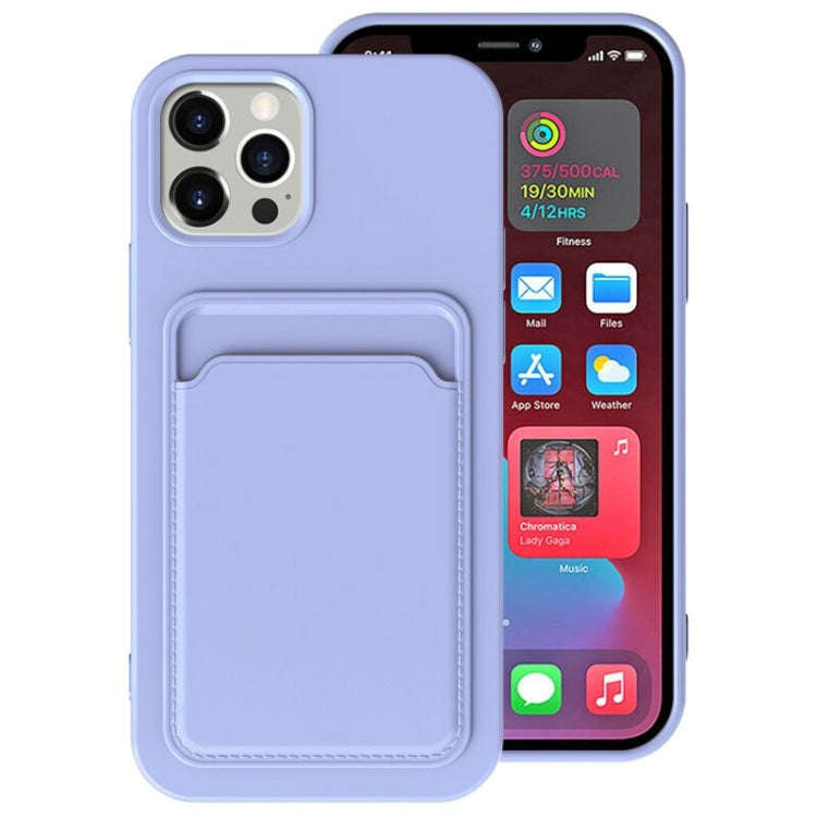 TPU + Flannel Lining Shockproof  Case with Card Slots, For iPhone 12 Pro Max, For iPhone 12 Pro, ...