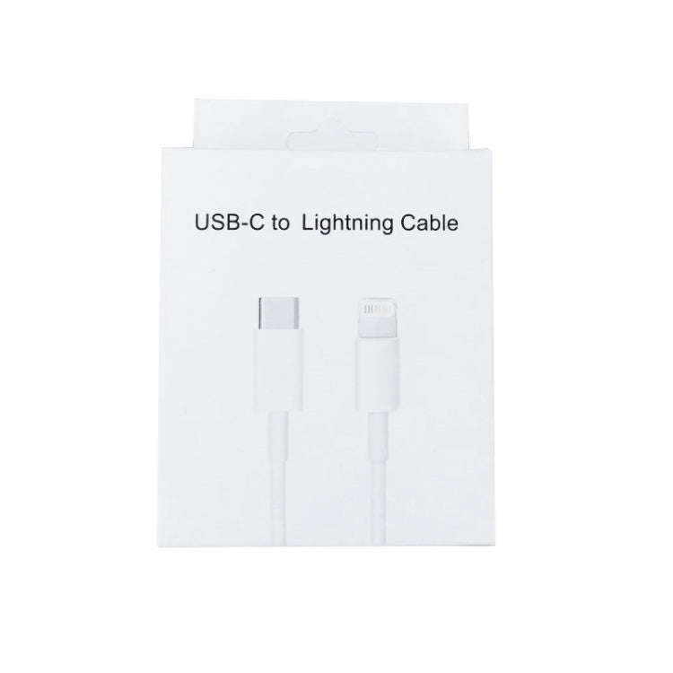 XJ-61 12W USB-C / Type-C to 8 Pin PD Fast Charging Cable, 1m, 1.5m, 2m