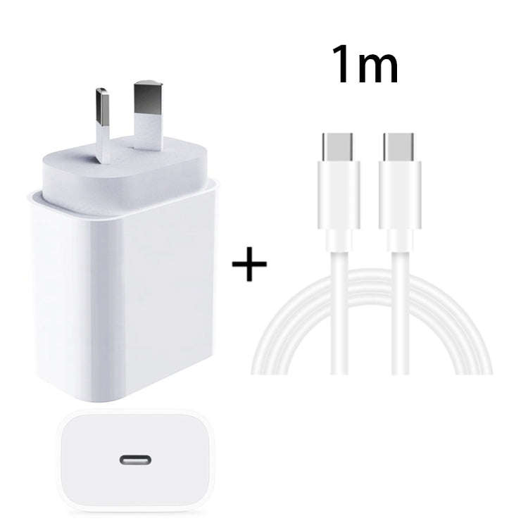 20W PD 3.0 Travel Fast Charger Power Adapter with USB-C / Type-C to Type-C Fast Charge Data Cable...