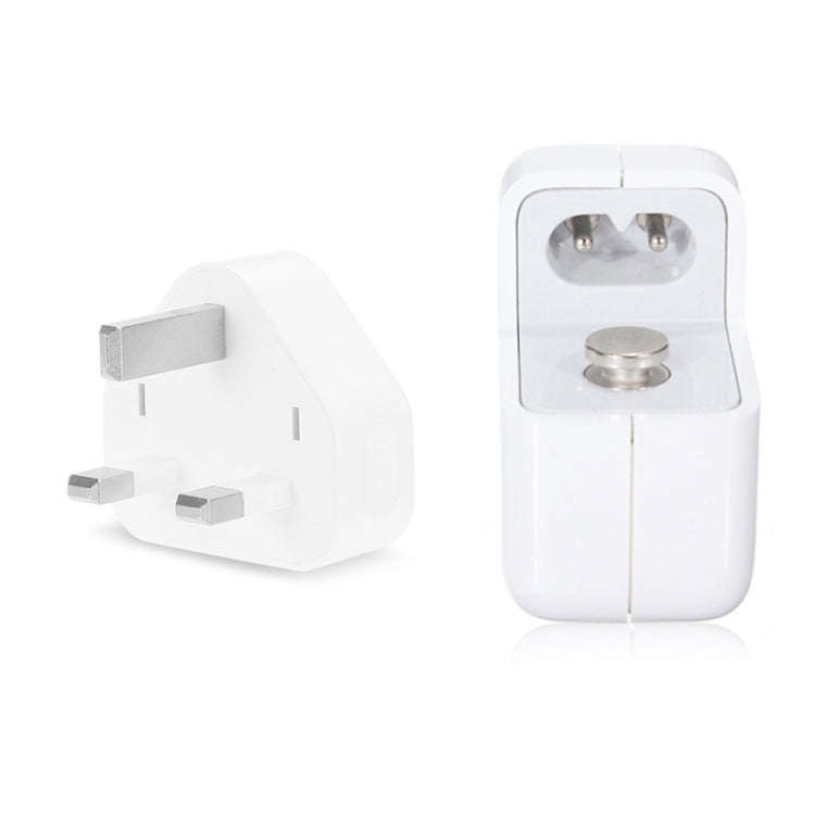12W USB Charger + USB to 8 Pin Data Cable for iPad / iPhone / iPod Series, UK Plug