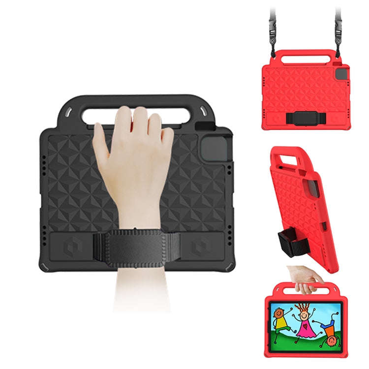 Diamond Series EVA Anti-Fall Shockproof Sleeve Protective Shell Case with Holder & Strap, For iPa...