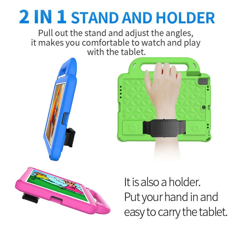 Diamond Series EVA Anti-Fall Shockproof Sleeve Protective Shell Case with Holder & Strap, For iPa...