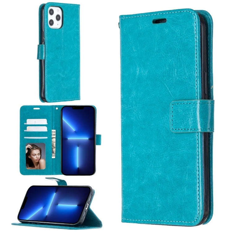 Crazy Horse Texture Horizontal Flip Leather Case with Holder & Card Slots & Wallet & Photo Frame ...