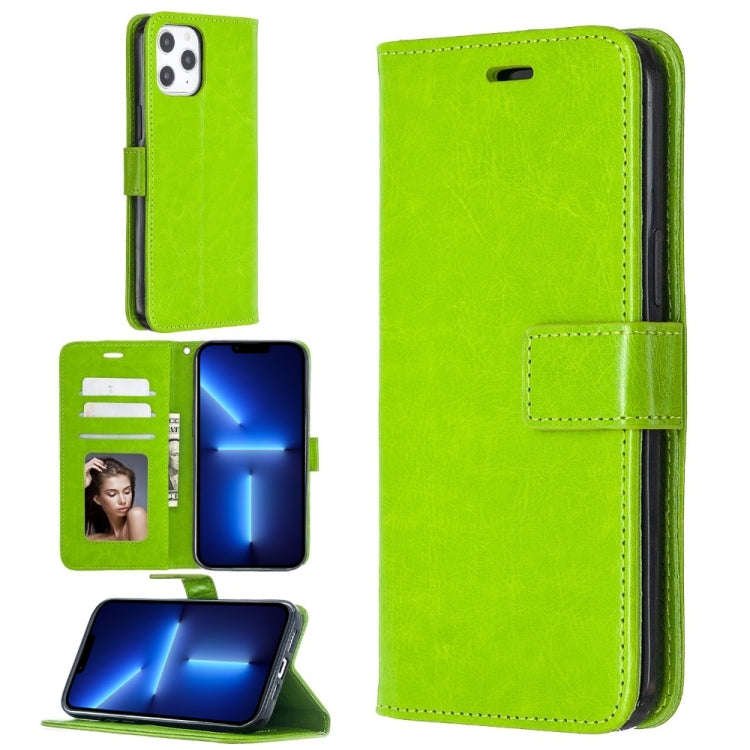 Crazy Horse Texture Horizontal Flip Leather Case with Holder & Card Slots & Wallet & Photo Frame ...