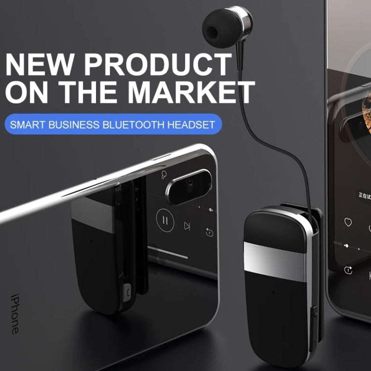 K53 Stereo Wireless Bluetooth Headset Calls Remind Vibration Wear-Clip Driver Auriculares Earphon...
