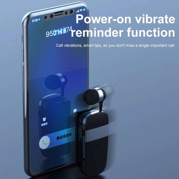 K53 Stereo Wireless Bluetooth Headset Calls Remind Vibration Wear-Clip Driver Auriculares Earphon...