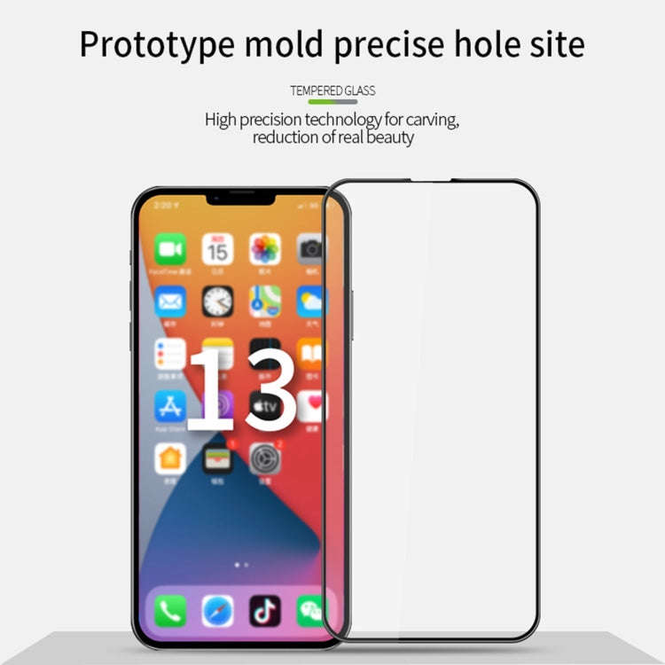 PINWUYO 9H 3D Curved Full Screen Explosion-proof Tempered Glass Film, For iPhone 13 mini, For iPh...