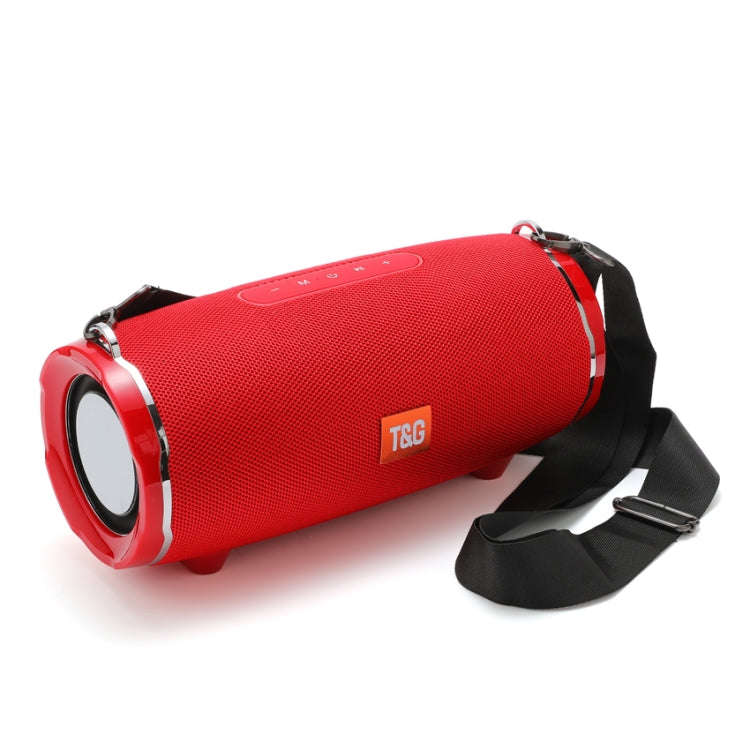 T&G TG187 Portable Waterproof Wireless Bass Surround Bluetooth Speaker with Shoulder Strap, Suppo...