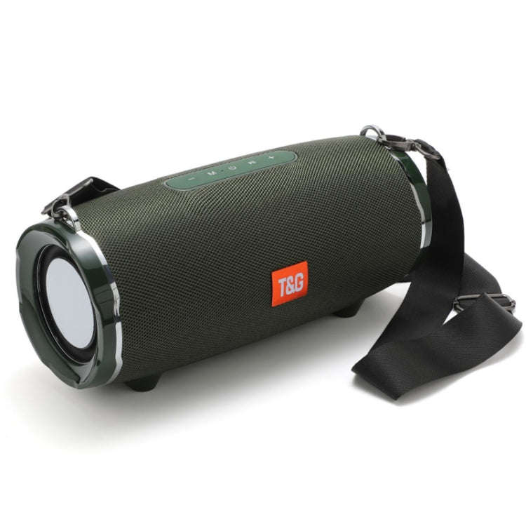 T&G TG187 Portable Waterproof Wireless Bass Surround Bluetooth Speaker with Shoulder Strap, Suppo...