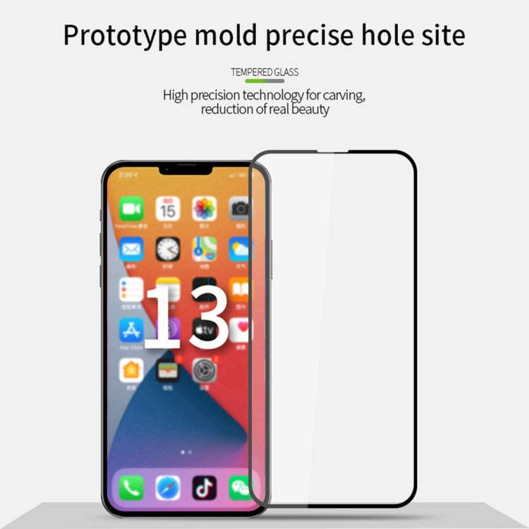 MOFI 9H 2.5D Full Screen Tempered Glass Film, For iPhone 13 mini, For iPhone 13 / 13 Pro, For iPh...