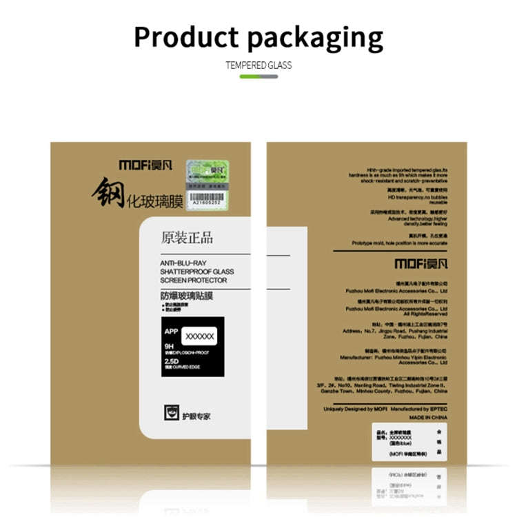 MOFI 9H 2.5D Full Screen Tempered Glass Film, For iPhone 13 mini, For iPhone 13 / 13 Pro, For iPh...