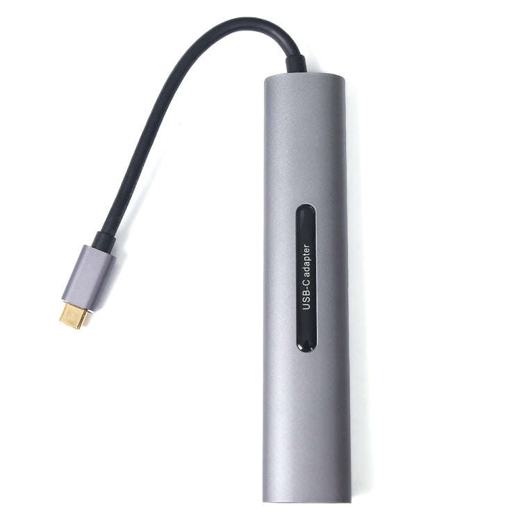 V161B 9-in-1 Type-C to HD / VGA / USB3.0 / SD / 3.5mm Audio / TF Card Reader HUB, V161B