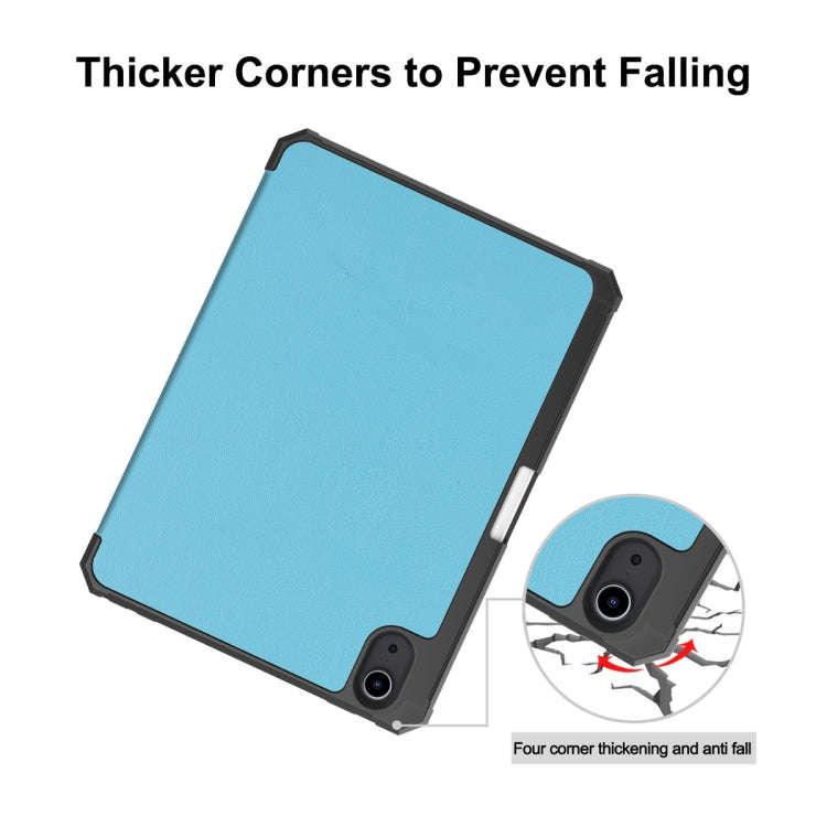 ENKAY Custer Texture Horizontal Flip PU+TPU Leather Case with Three-folding Holder & Sleep / Wake...