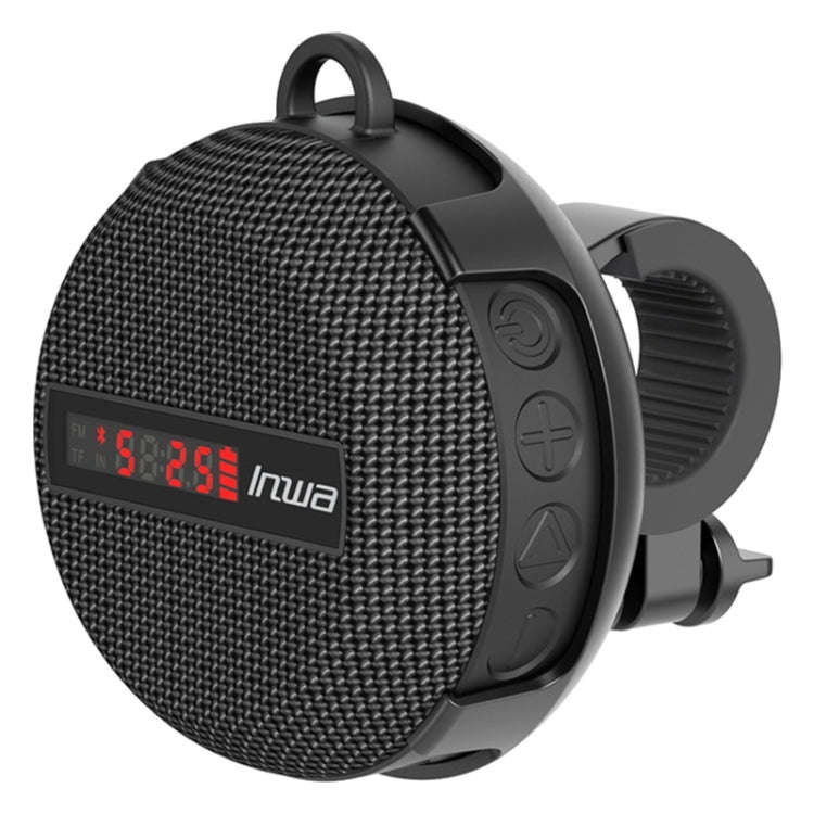 BT368 LED Digital Display Bluetooth Speaker Outdoor Portable IPX65 Waterproof Support Hands-free ...