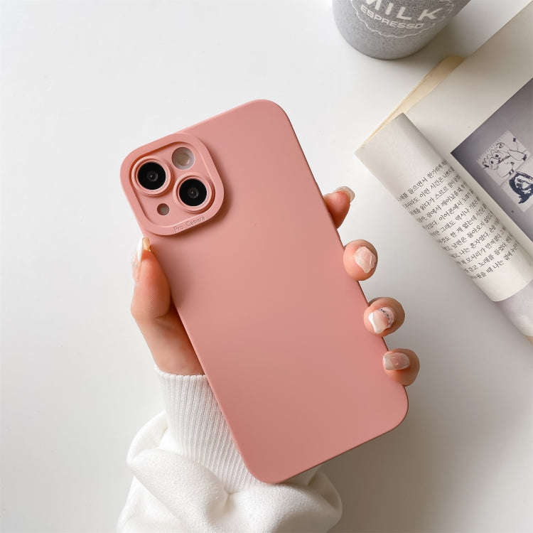 Straight-Edge Solid Color Liquid Silicone Shockproof Full Coverage Protective Case, For iPhone 13...