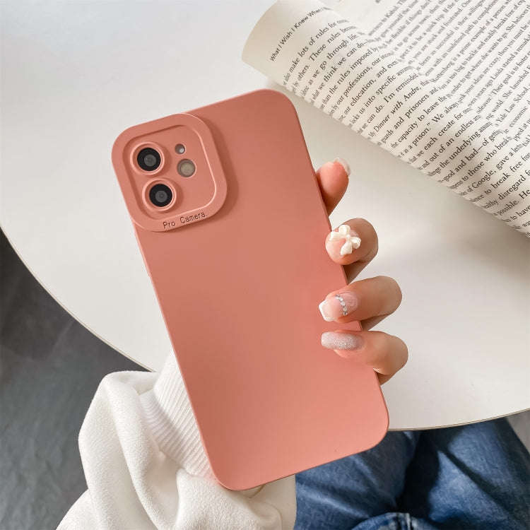 Straight-Edge Solid Color Liquid Silicone Shockproof Full Coverage Protective Case, For iPhone 11...
